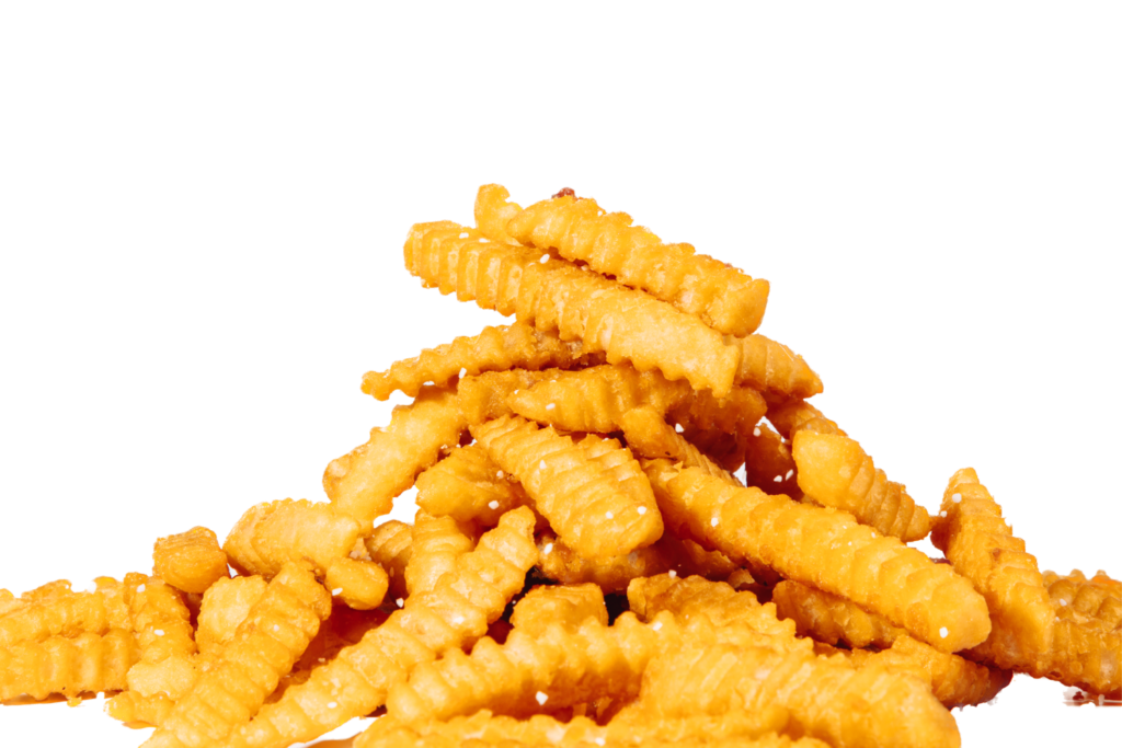 Fries pile